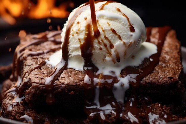 Sizzler Hot Brownie Chocolate with Ice-Cream
